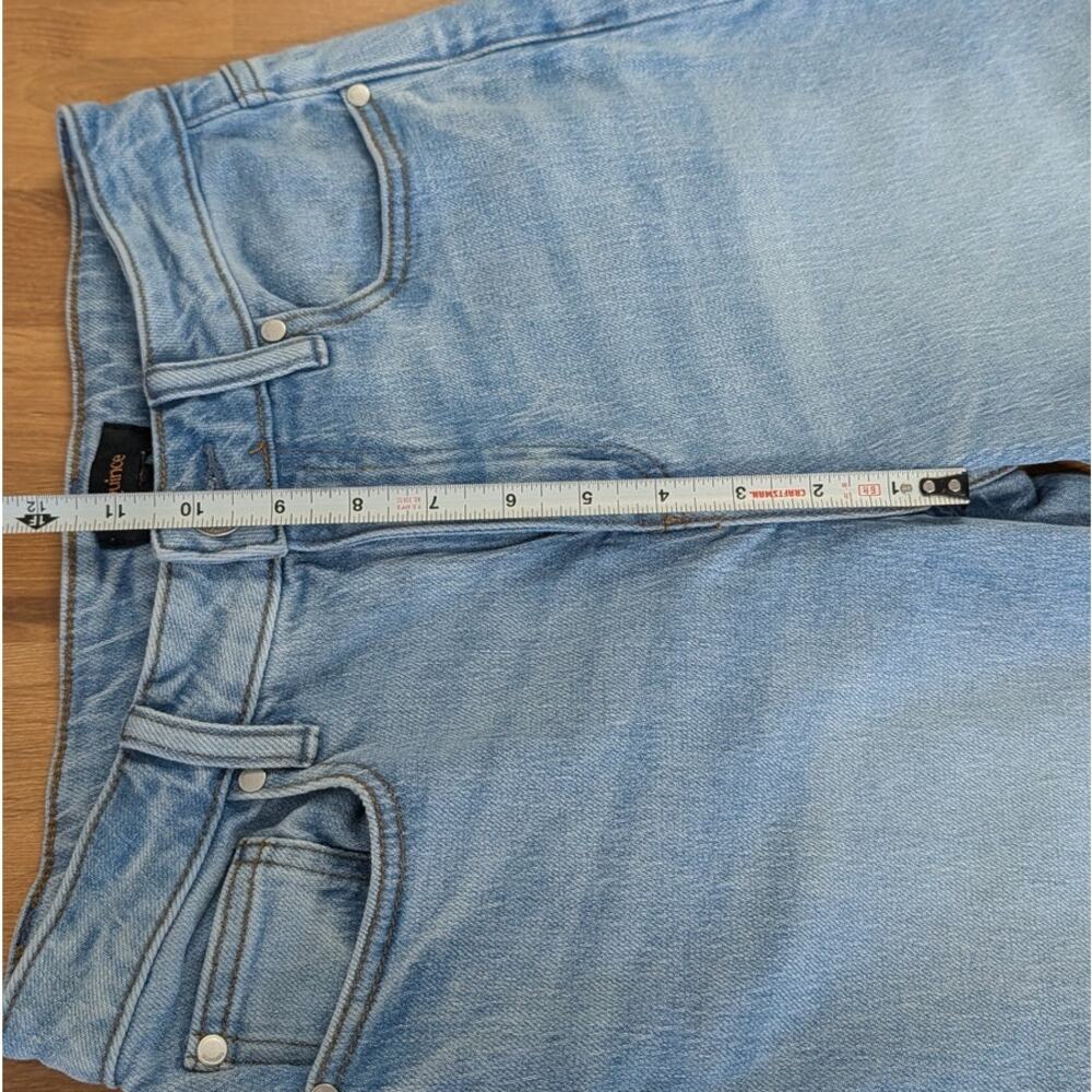 Quince Bella Stretch Barrel Jeans in Cool Blue Womens 26 Denim High-rise Ankle - Picture 8 of 12